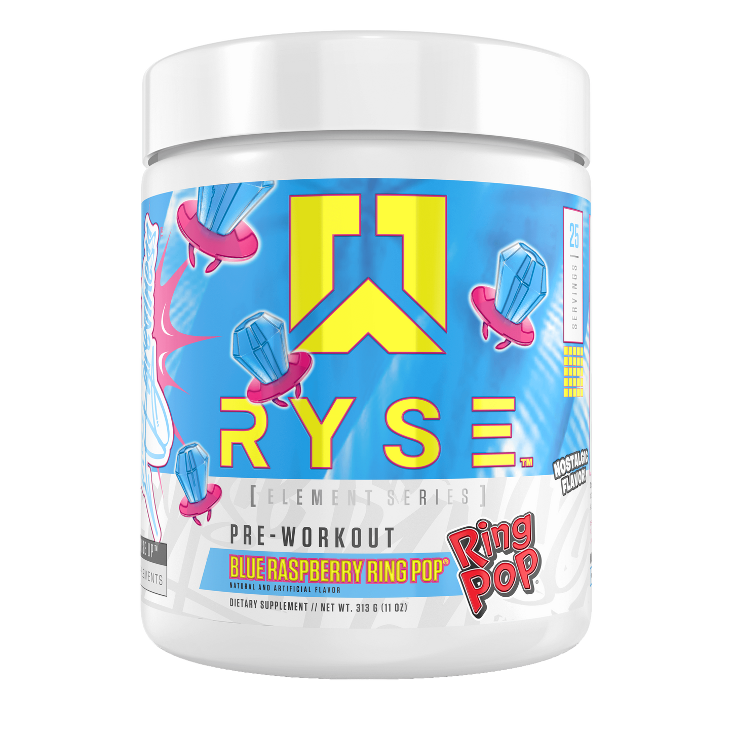 ELEMENT PRE WORKOUT RING POP BLUE RASPBERRY