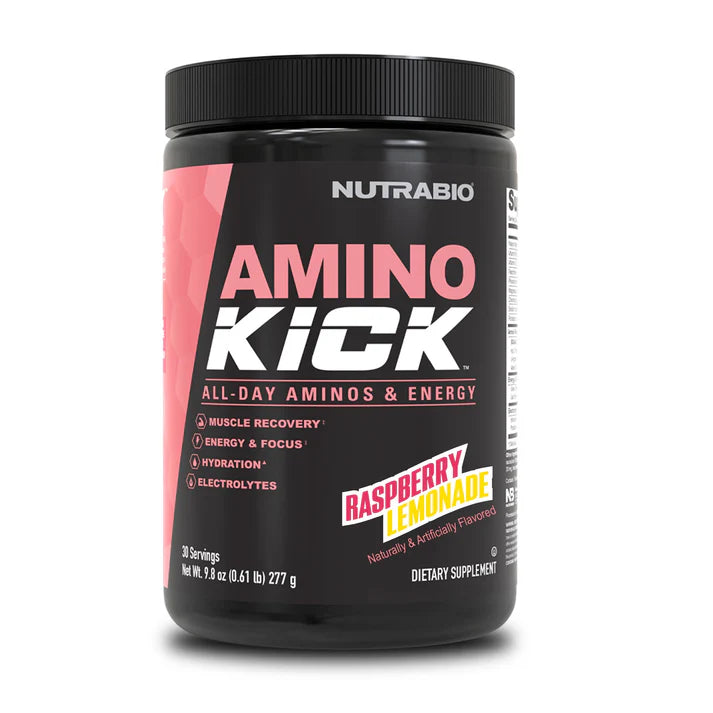 NUTRABIO AMINO KICK RASPBERRY LEMONADE 139GR 15 SERV