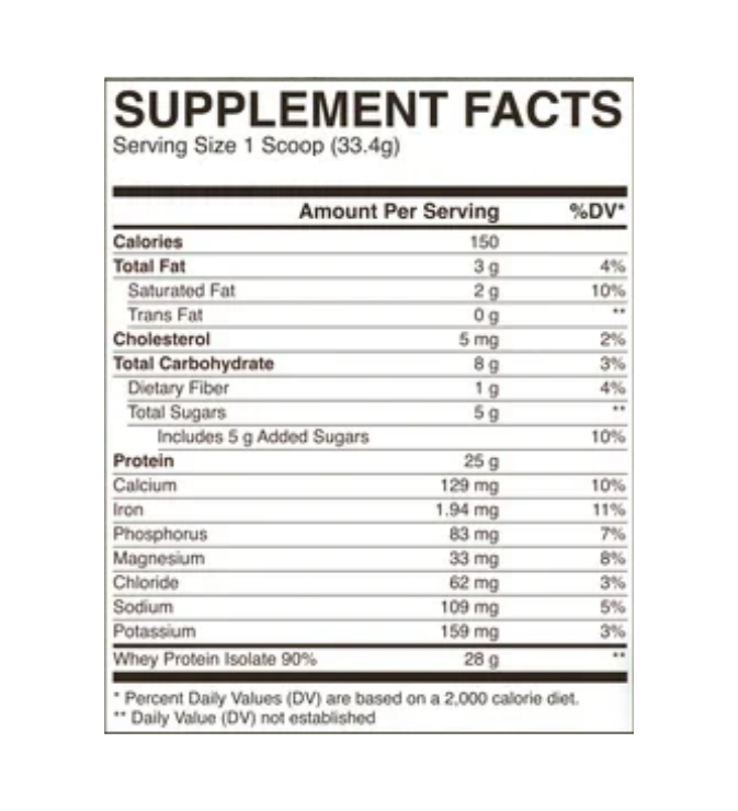 CBUM ISOLATE PROTEIN 5 LBS