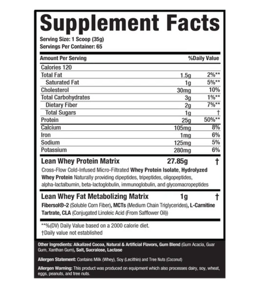 Musclesport LEAN WHEY ISO/HYDRO 5LB