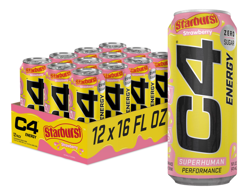 C4 ENERGY 16 OZ (12 PACK) STRAWBERRY STARBUST