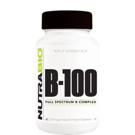 Nutrabio B-100 COMPLEJO VITAMINA B 90 CAPSULAS
