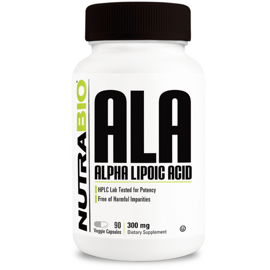 ALA 300MG NUTRABIO 90 CAPS