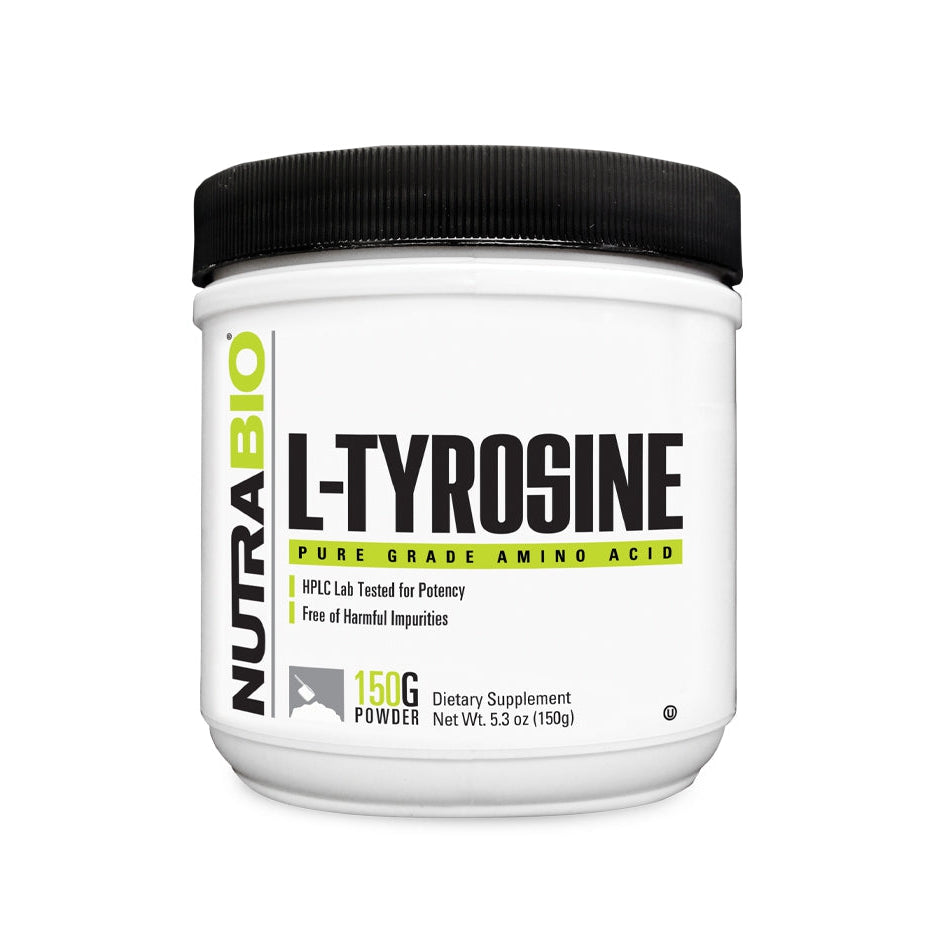 NUTRABIO L-TIROSINE UNFLAVORED 150GR 300 SERV