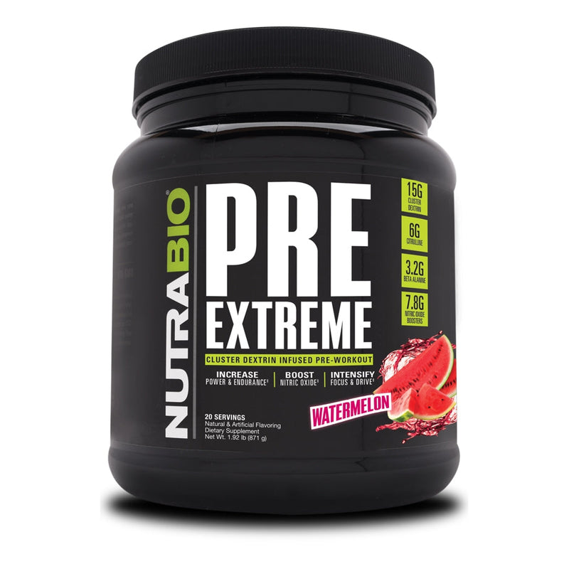 NUTRABIO PRE EXTREME WATERMELON 871G 20 SERV