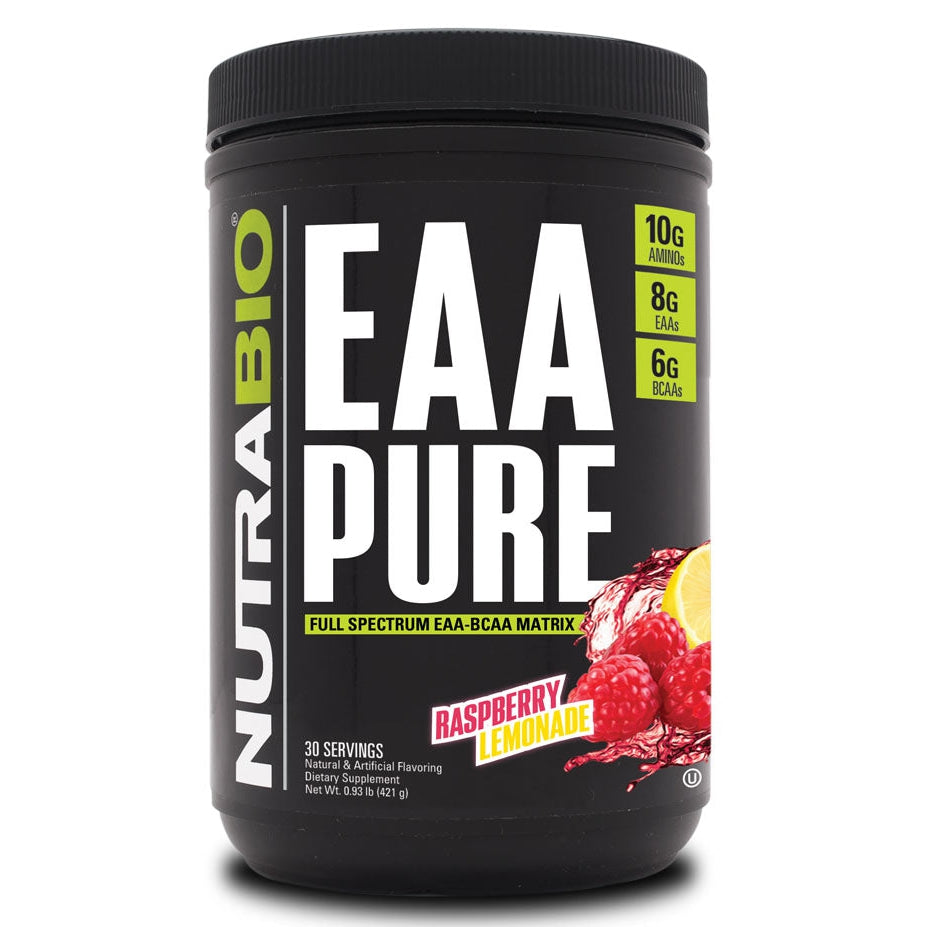 NUTRABIO EAA PURE RASPERRY LEMONADE 420GR 30 SERV