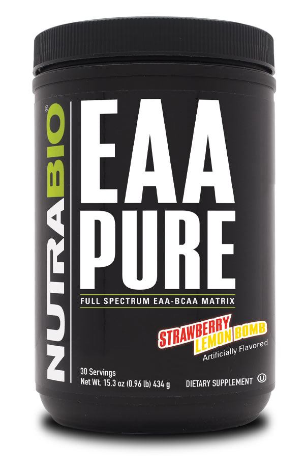 NUTRABIO EAA PURE STRAWBERRY LEMON BOMB 434GR 30 SERV