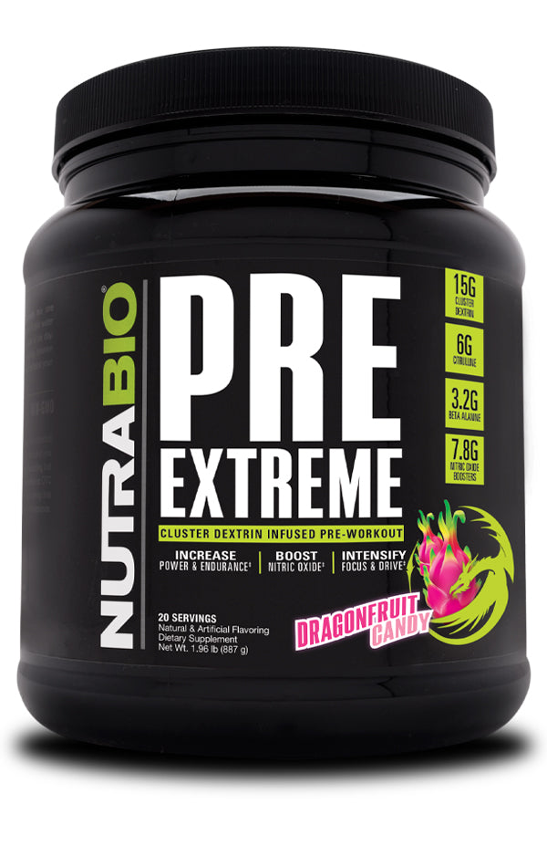 NUTRABIO PRE EXTREME DRAGONFRUIT CANDY 887G 20 SERV