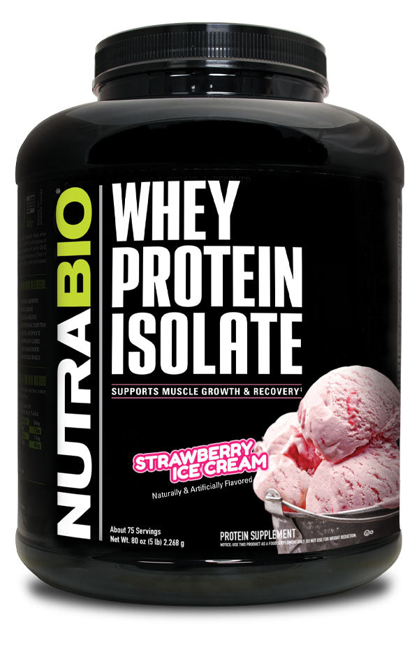 NUTRABIO ISOLATE FRESA 5LB 75 SERV