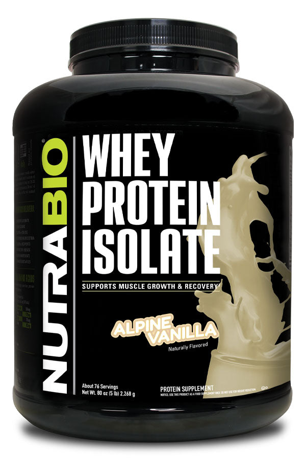 NUTRABIO ISOLATE WHEY VAINILLA 5LB 76 SERV