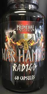 MEDIEVAL WAR HAMMER 15MG 60 CAPS