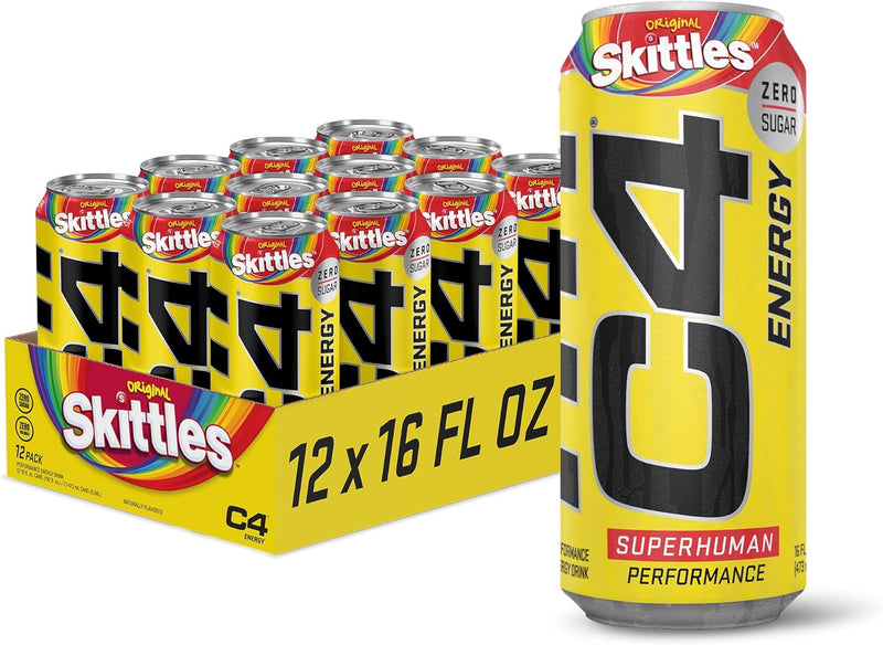 C4 ENERGY 16 OZ (12 PACK) SKITTLES