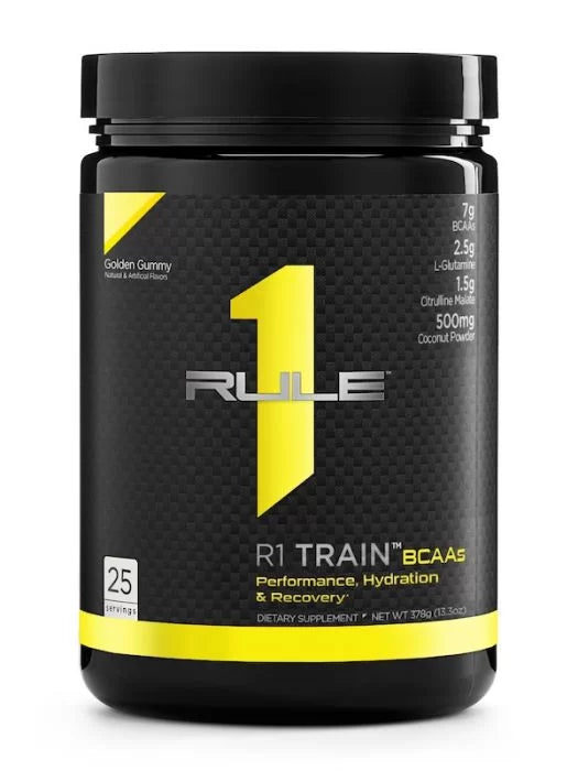 RULE 1 TRAIN BCAA GOLDEN GUMMY 450GR 30 SERV