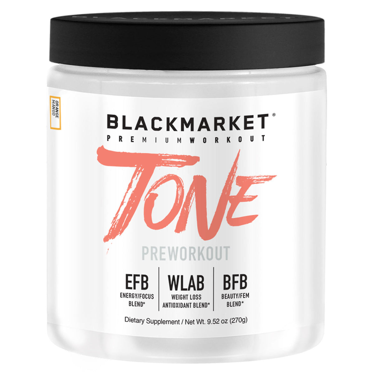 BLACK MARKET TONE ORANGE MANGO 270G 30 SERV
