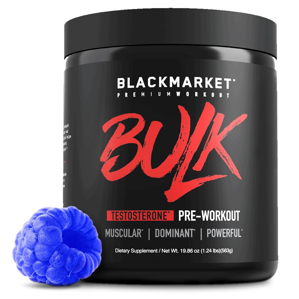 BLACK MARKET BULK BLUERASP 563G 25 SERV