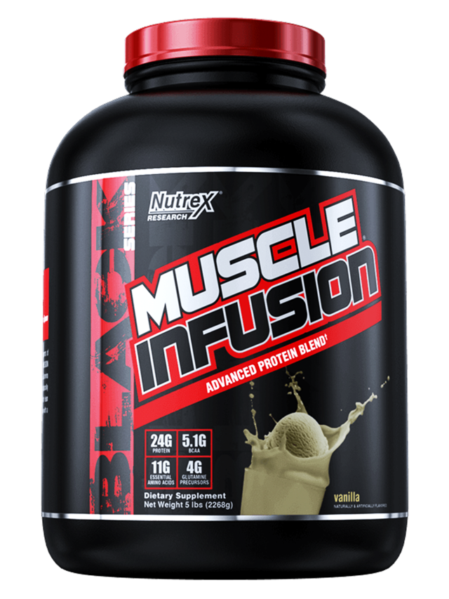 NUTREX MUSCLE INFUSION VANILLA 5LB 61 SERV