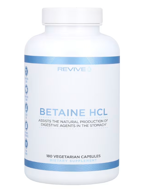 BETAINE-HCL 648 GR 120 SERV REVIVE