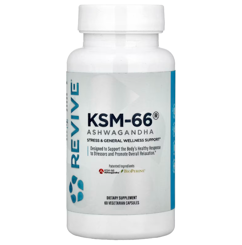 Revive ASHWAGANDHA  KSM-66®, 60 CAPS