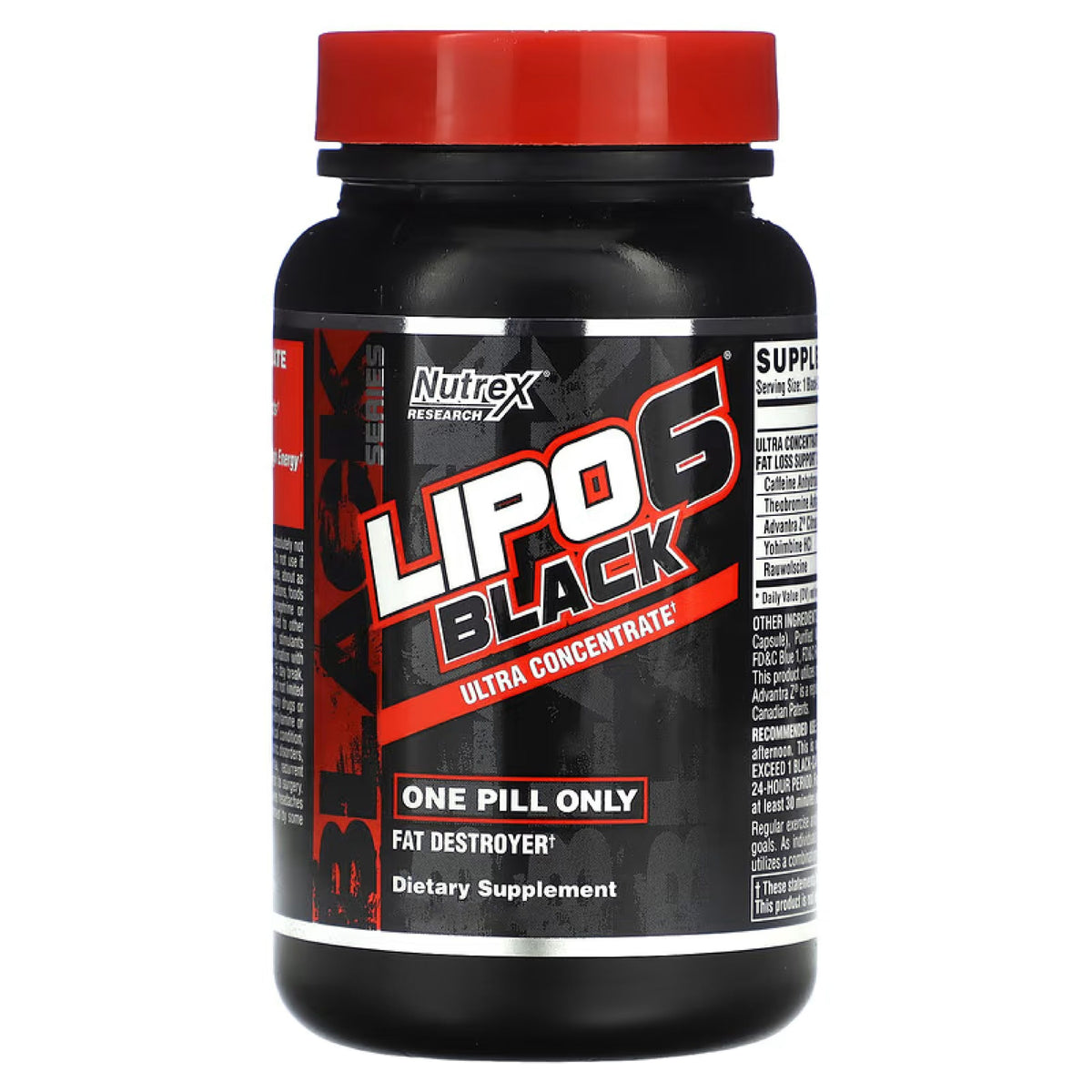 NUTREX LIPO6 BLACK 60 CAPS 60 SERV