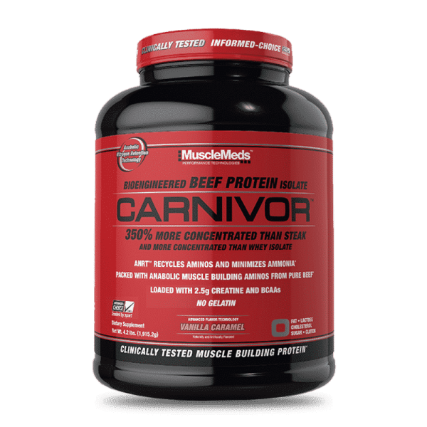 CARNIVOR 4 LBS VANILLA CARAMEL