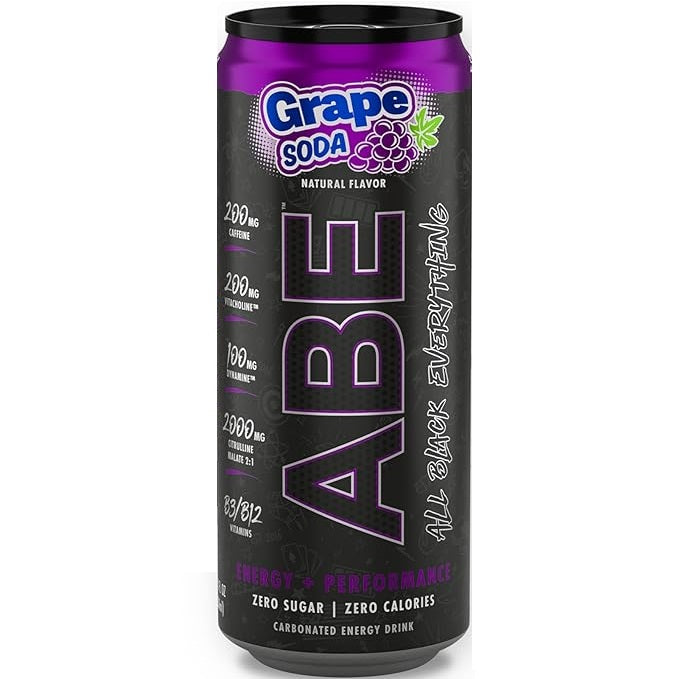 ABE RTD PRE WORKOUT 12 PK GRAPE SODA