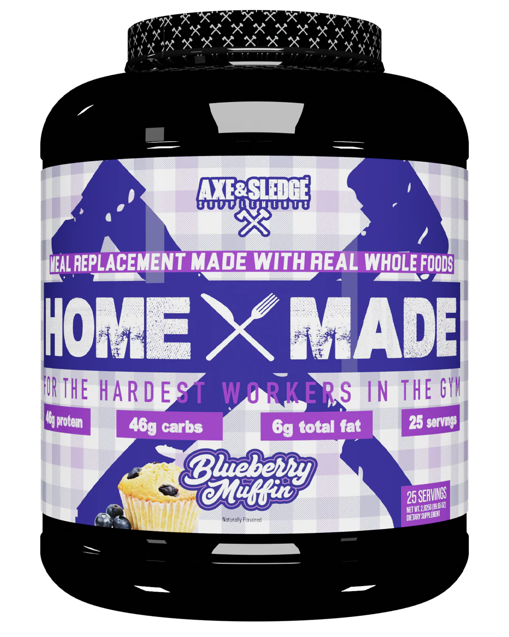 HOME MADE whole food Blueberry Muffin