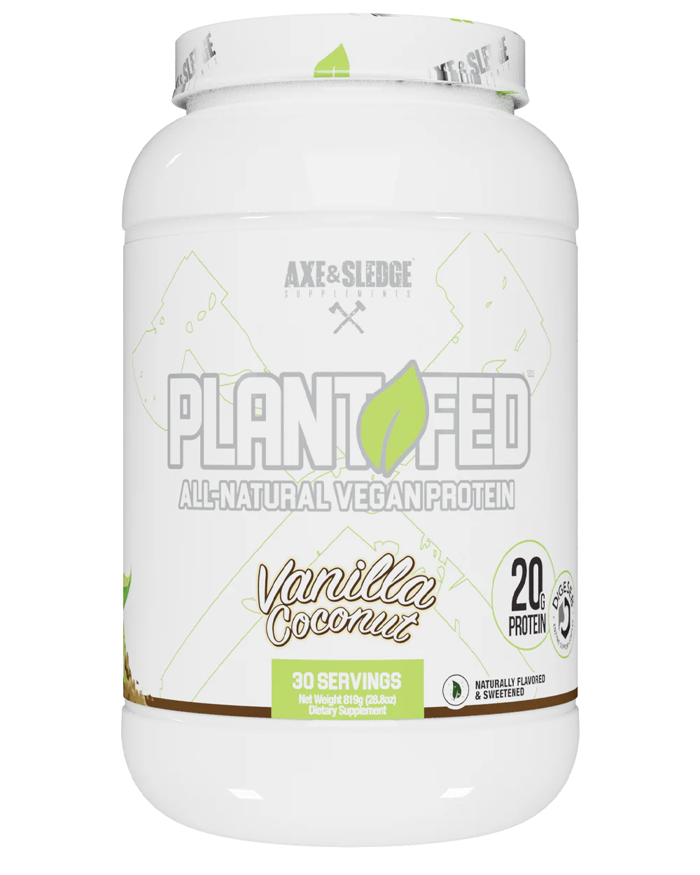 Plant Fed // Vegan Protein - Vanilla Coconut