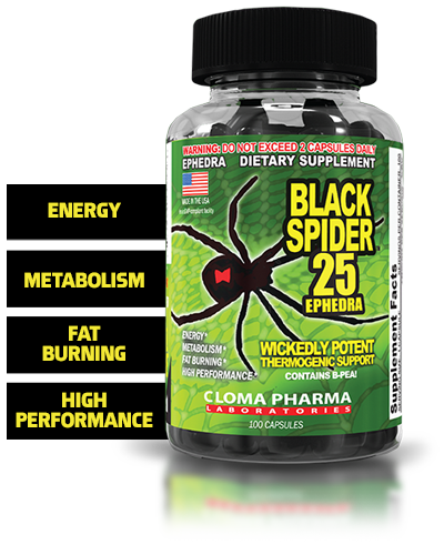 Cloma Pharma BLACK SPIDER 100 CAPSULAS