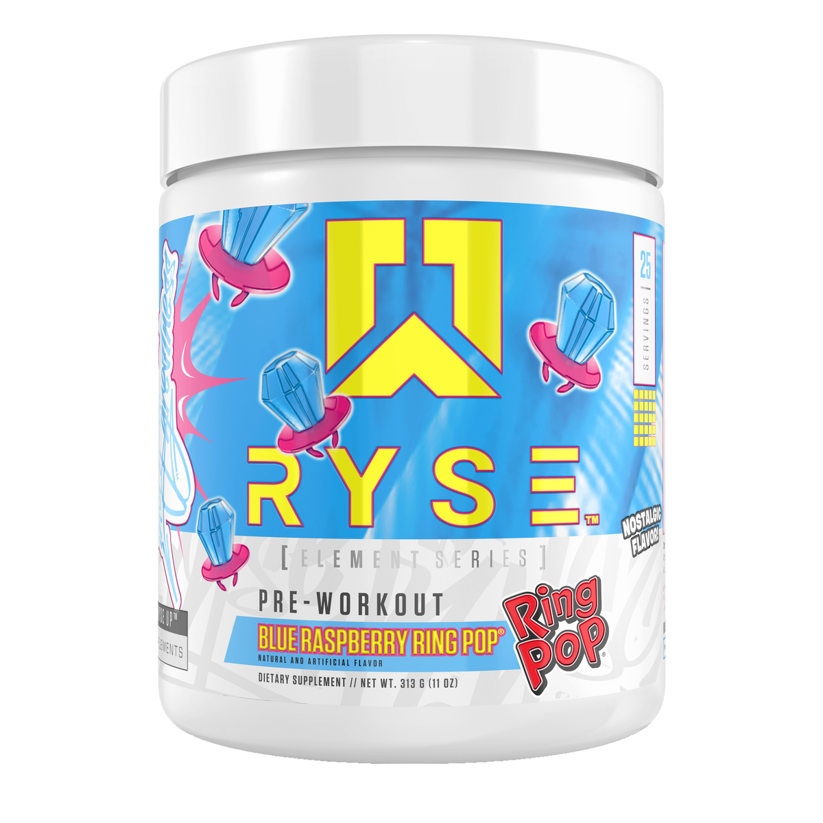 ELEMENT PRE WORKOUT RING POP BLUE RASPBERRY