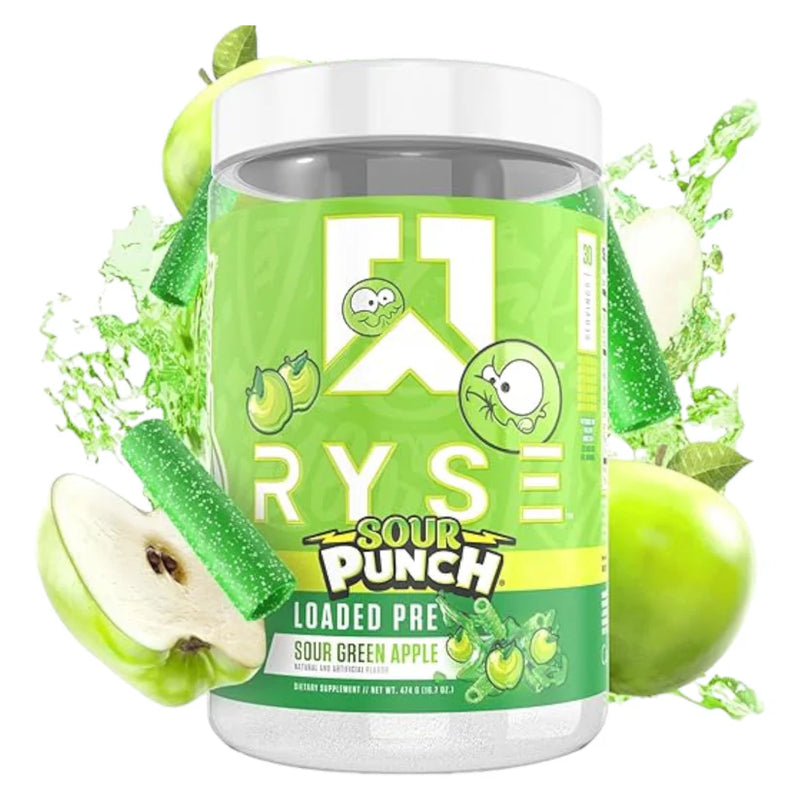 LOADED PRE SOUR PUNCH GREEN APPLE 30 SERV