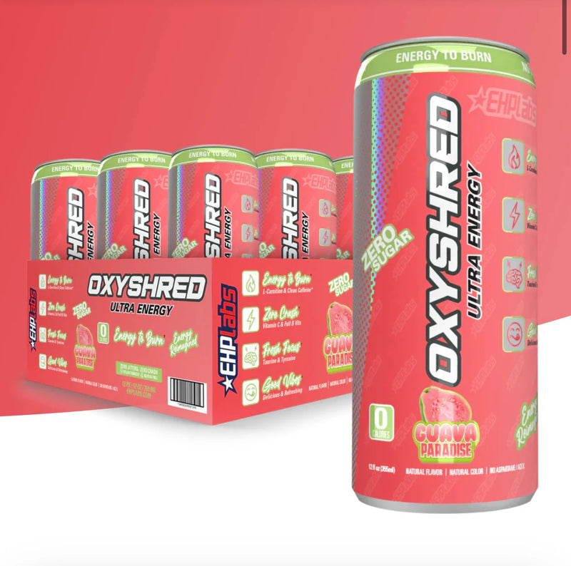 OXYSHRED RTD 12 PACK GUAVA PARADISE